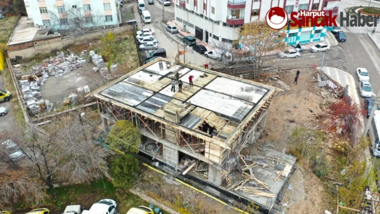 Yeni Muhtarlık Ofisi Ve Taziye Evi İnşaatı Hızla İlerliyor