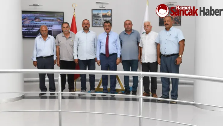 Yeşilyurt Muhtarlarından Başkan Gürkan'a Ziyaret