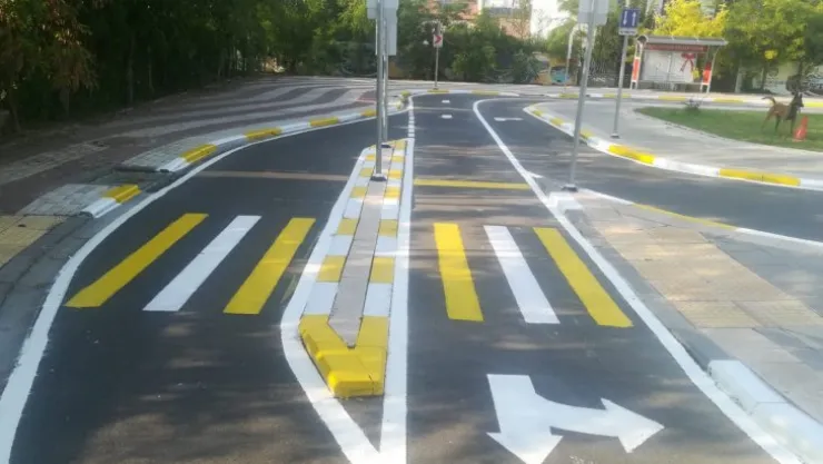 Yol İşaretleme Çalışmalarına Devam Ediyor