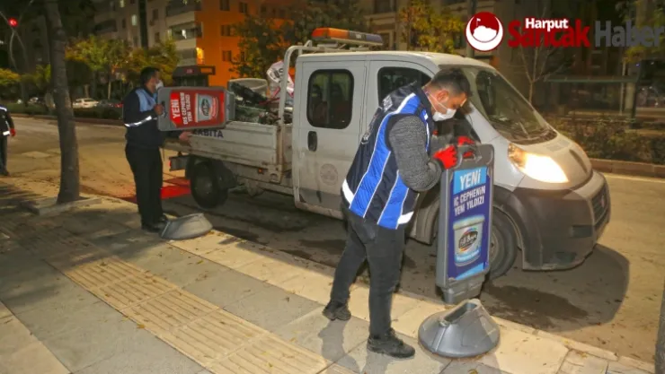 Zabıtadan Yol Kaldırım İşgali Yapan İşletmelere Yaptırım