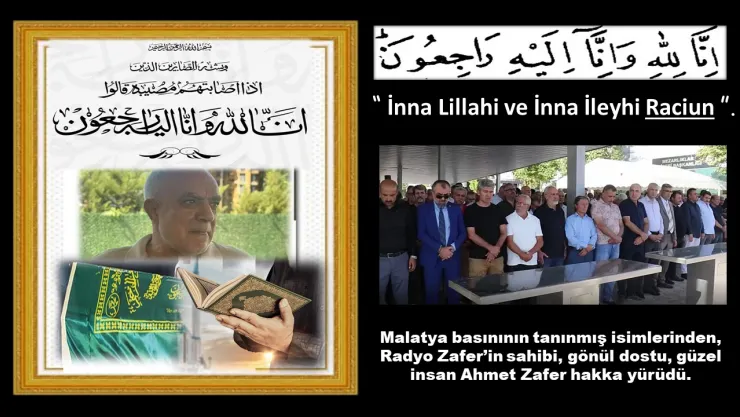Zafer Ailesinin Acısını Paylaşıyoruz