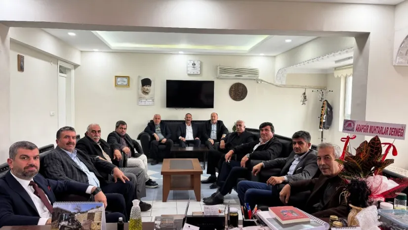 Arapgir Muhtarlar Derneği Yönetiminden Arapgir Belediyesi'ne Ziyaret