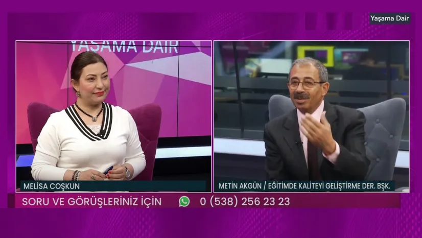 Başkan Akgün Kanal 23'te 'Melisa İle Yaşama Dair' Programına Konuk Oldu