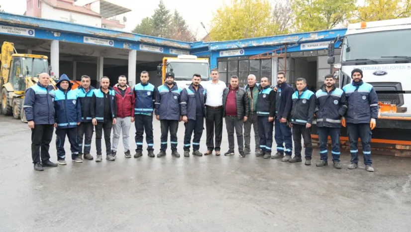 Battalgazi Belediyesi Karla Mücadele İçin Teyakkuza Geçti
