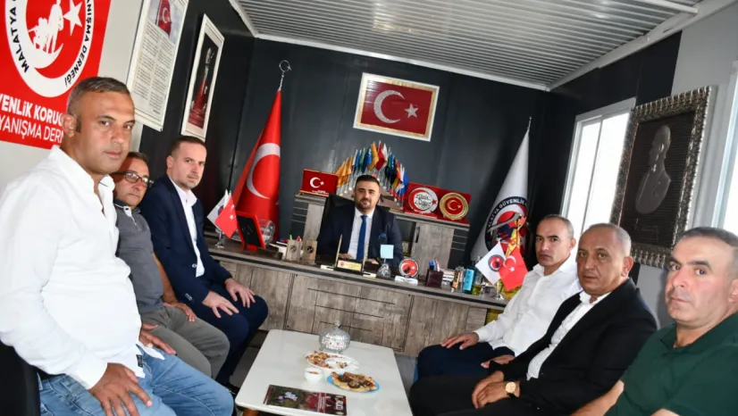 Deprem sonrası fedakârca görev yapan köy korucularına teşekkür ziyareti