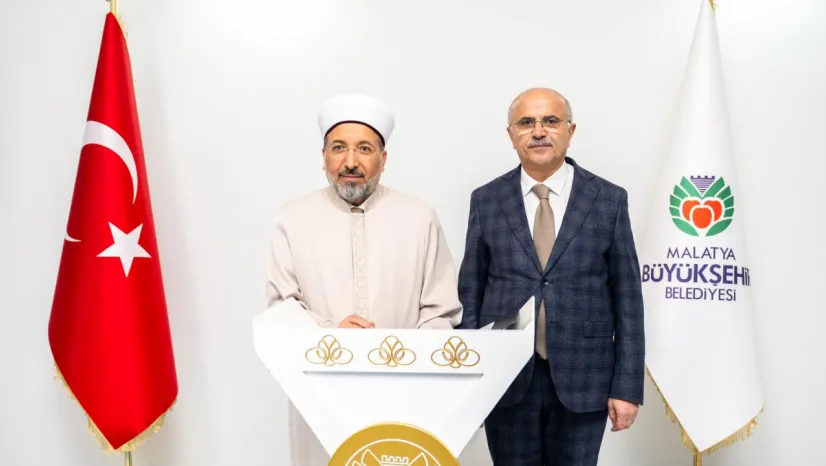 Diyanet İşleri Başkanı Arpaguş'tan Büyükşehir Belediyesi'ne Ziyaret