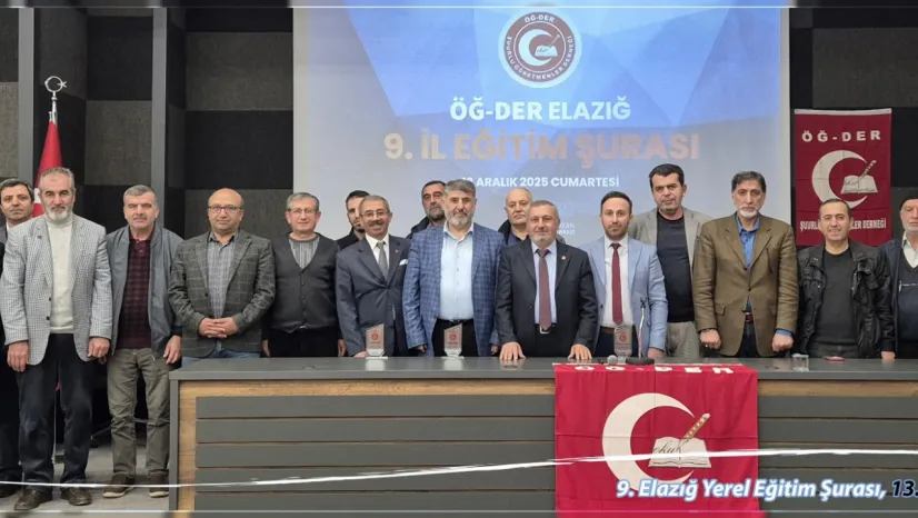 Elazığ'da 9. İl Eğitim Şurası Gerçekleştirildi