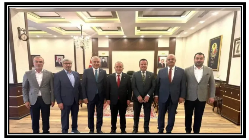Elazığ'da Kent Konseyleri Birliği Heyetinden Vali ve Başkan'a Ziyaret