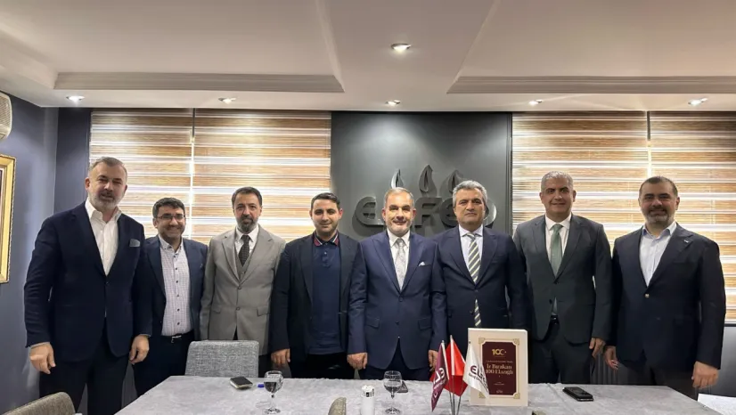 Elazığ Ticaret Ve Sanayi Odası Başkanı Alan'dan Elfed'e Ziyaret