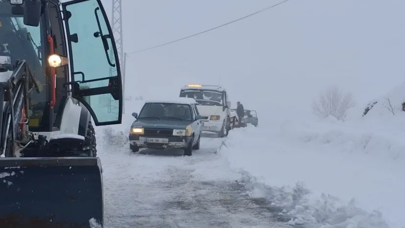 Malatya Büyükşehir Belediyesi'nden Kırsalda Kurtarma Operasyonları