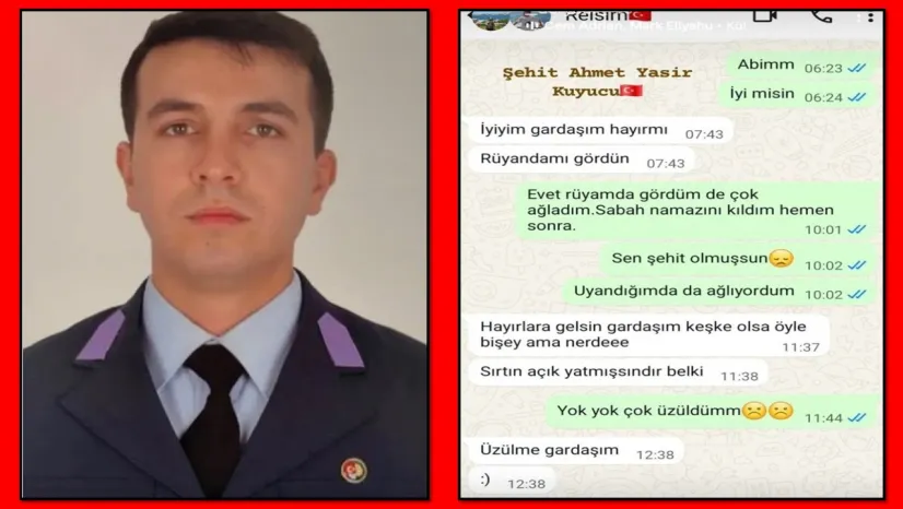 Şehidimizin Son Mesajı Yürekleri Yaktı