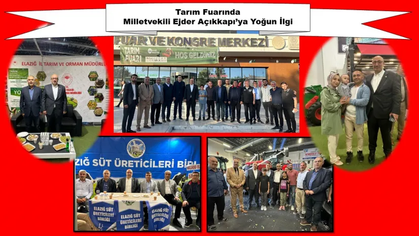 Tarım Fuarında Milletvekili Ejder Açıkkapı'ya Yoğun İlgi
