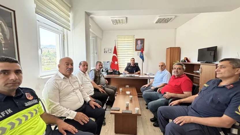 Arapgir Belediyesi'nden İlçe Jandarma Komutanlığı'na nezaket ziyareti