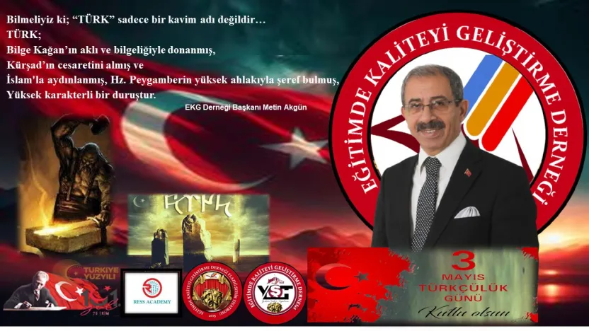 Başkan Akgün'den 3 Mayıs Türkçüler Günü Mesajı...