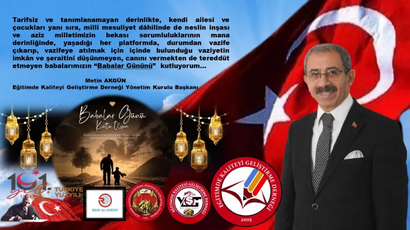 Başkan Akgün'den Babalar Günü Açıklaması