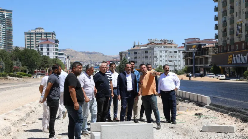 Başkan Şerifoğulları, Hazardağlı Kavşağı'nda İncelemede Bulundu
