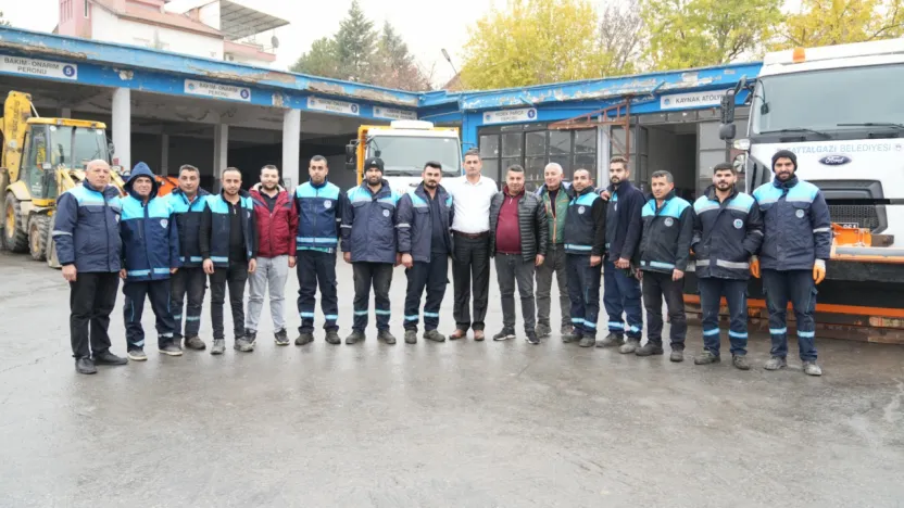 Battalgazi Belediyesi Karla Mücadele İçin Teyakkuza Geçti