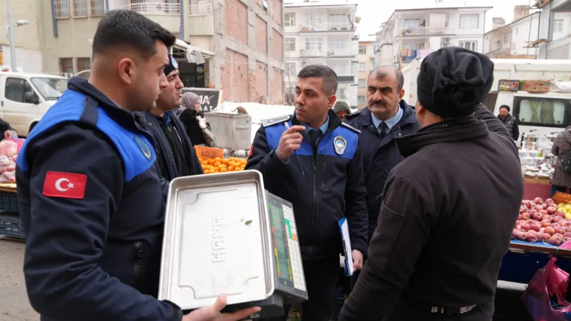 Battalgazi'de Semt Pazarlarında Ölçü Ve Tartı Denetimi