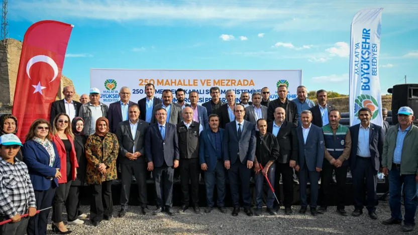 Büyükşehir Belediyesi'nden Üreticilere Boru Desteği