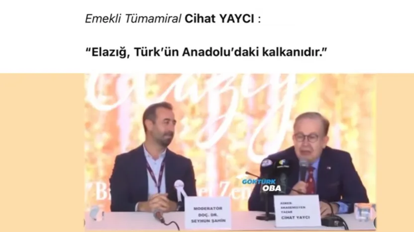 Cihat Yaycı Paşa'dan Elazığ'a Övgü