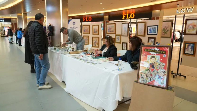 El Emeği Ürünler Malatya Park AVM'de Sergileniyor