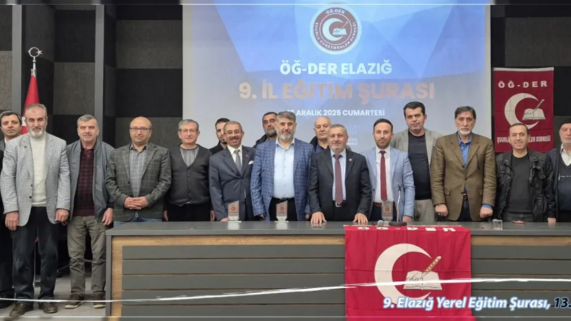 Elazığ'da 9. İl Eğitim Şurası Gerçekleştirildi