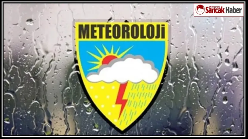 Elazığ İçin Meteorolojik Uyarı