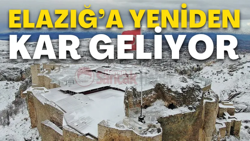 Elazığ'ın Güney İlçelerine Kuvvetli Kar Ve Yağış Uyarısı
