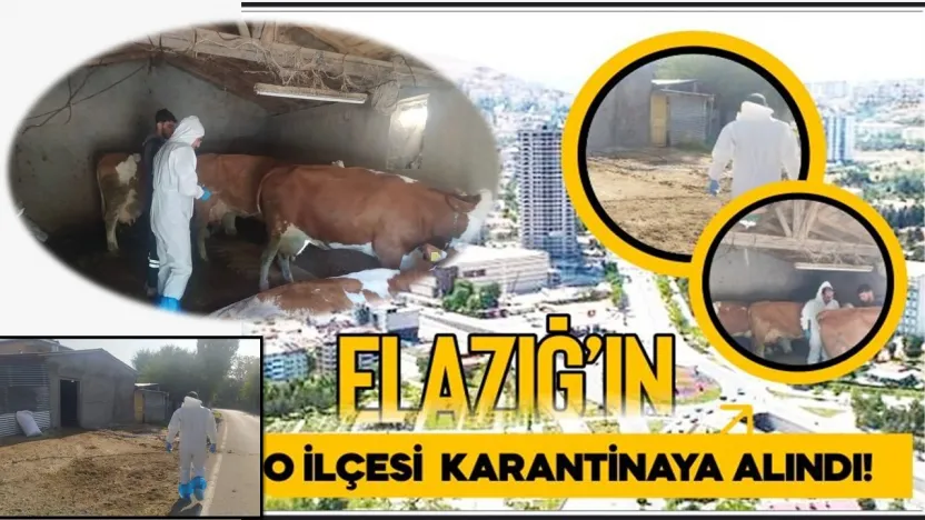 Elazığ'ın O İlçesi  Karantinaya Alındı!