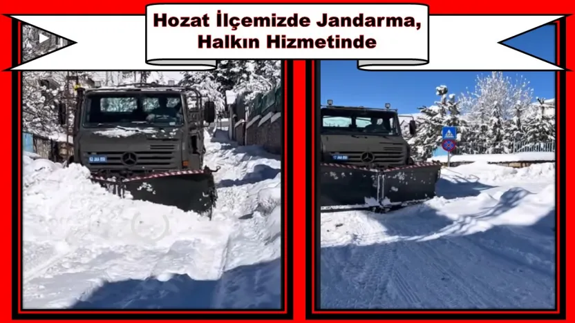 Hozat İlçemizde Jandarma, Halkın Hizmetinde