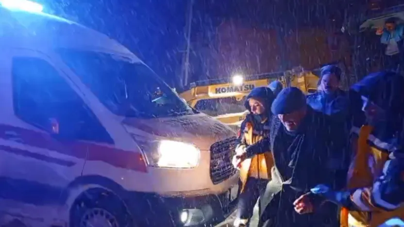 Malatya Büyükşehir Belediyesi Karla Mücadelede 7/24 Sahada