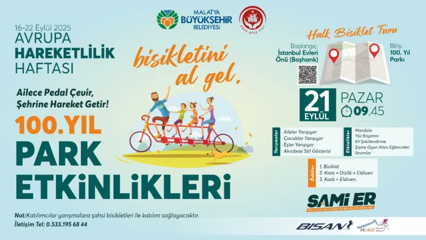 Malatya'da Avrupa Hareketlilik Haftası Renkli Etkinliklerle Kutlanacak