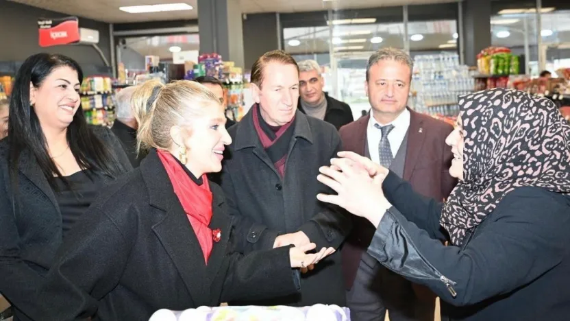 Milletvekili Ölmeztoprak'tan Kop Boykot Market'e Ziyaret