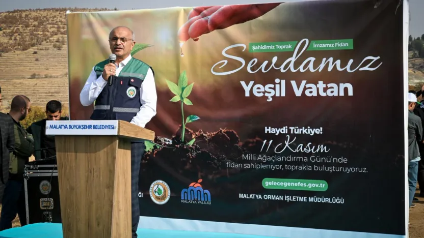 Milli Ağaçlandırma Gününde 2200 Fidan Toprakla Buluştu