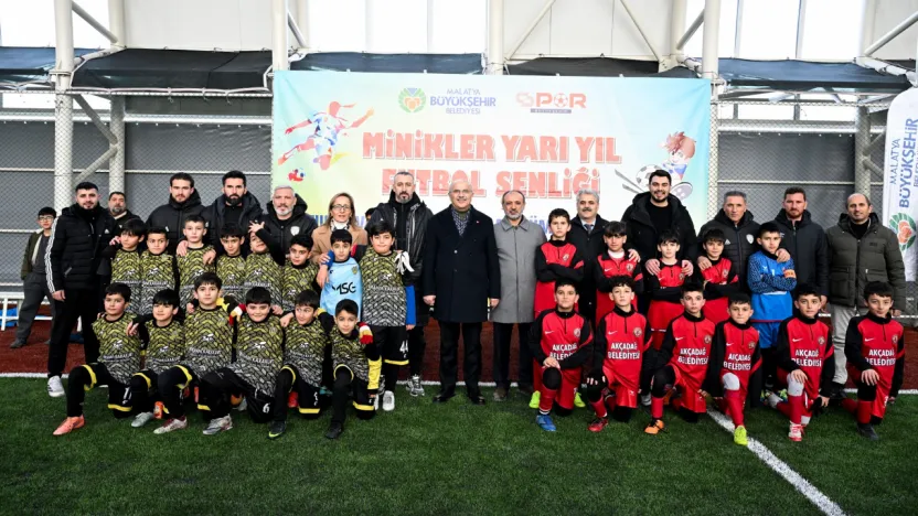 'Minikler Yarıyıl Futbol Şenliği' Turnuvası Başladı