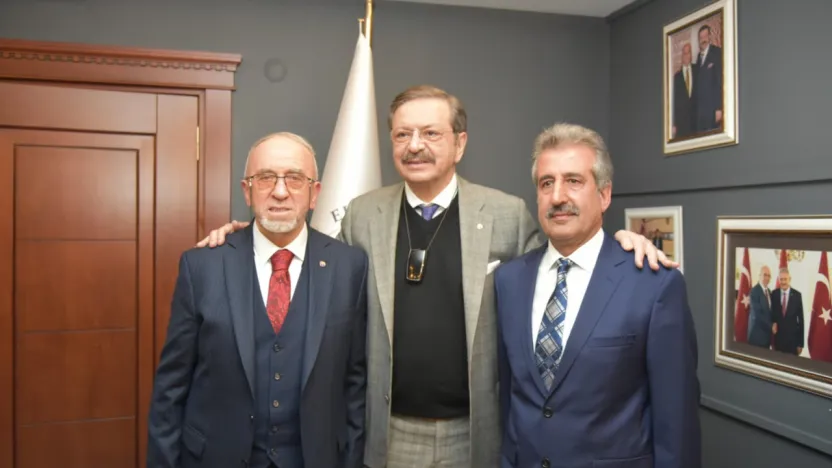 TOBB Başkanı Hisarcıklıoğlu: Başkan Dumandağ'ın bilgi ve tecrübesinden istifade ediyorum.