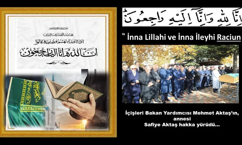 Aktaş Ailesinin Acısını Paylaşıyoruz