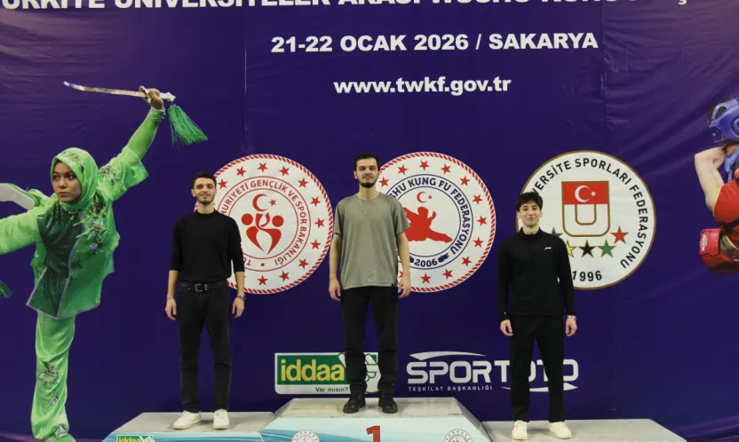 BARÜ'lü Öğrencilerden Üniversiteler Arası WUSHU Türkiye Şampiyonası'nda 3 Madalya