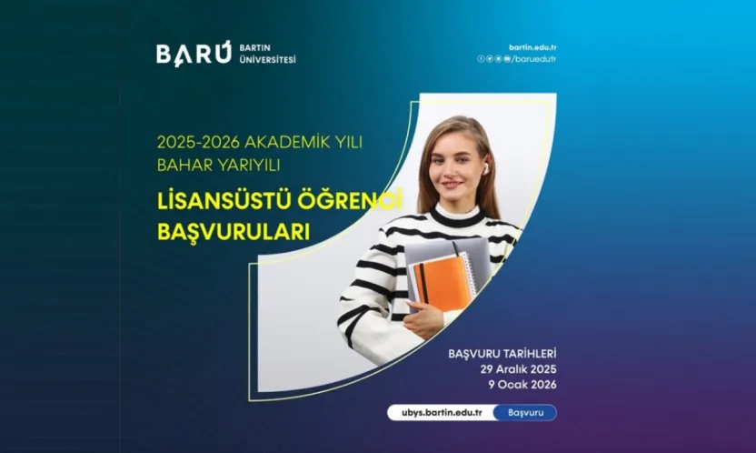 BARÜ'nün 55 Lisansüstü Eğitim Programına Öğrenci Alımı Devam Ediyor