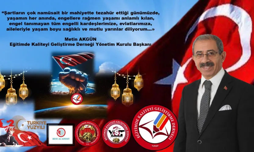 Başkan Akgün'den 3 Aralık Engelliler Günü Mesajı...