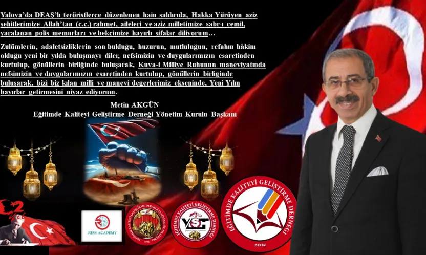 Başkan Akgün'den Şehitlerimizi Anma ve Yeni Yıl Mesajı...