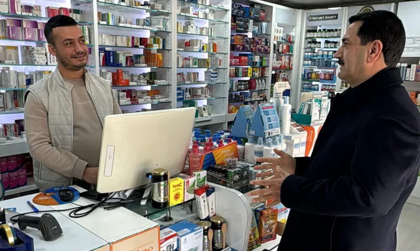 Başkan Taşkın'dan İnönü Caddesi Esnafına Ziyaret