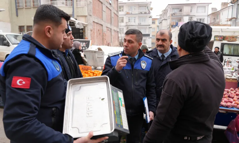 Battalgazi'de Semt Pazarlarında Ölçü Ve Tartı Denetimi