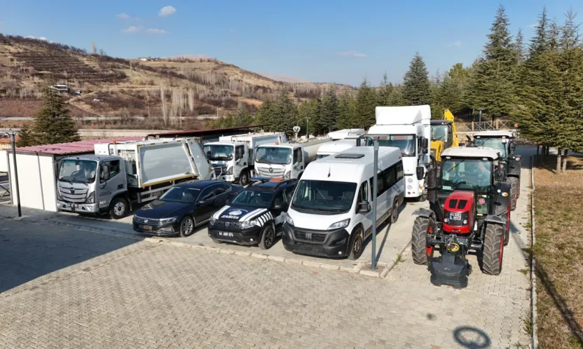 Doğanşehir Belediyesi'nden Hizmet Atılımı: Araç Filosu 14 Araçla Güçlendi