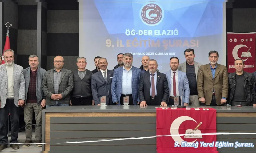 Elazığ'da 9. İl Eğitim Şurası Gerçekleştirildi