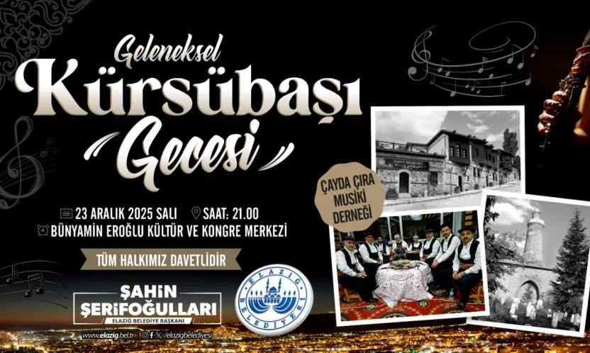 Elazığ'da Kürsübaşı Geceleri Başlıyor