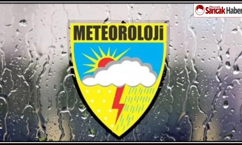 Elazığ İçin Meteorolojik Uyarı