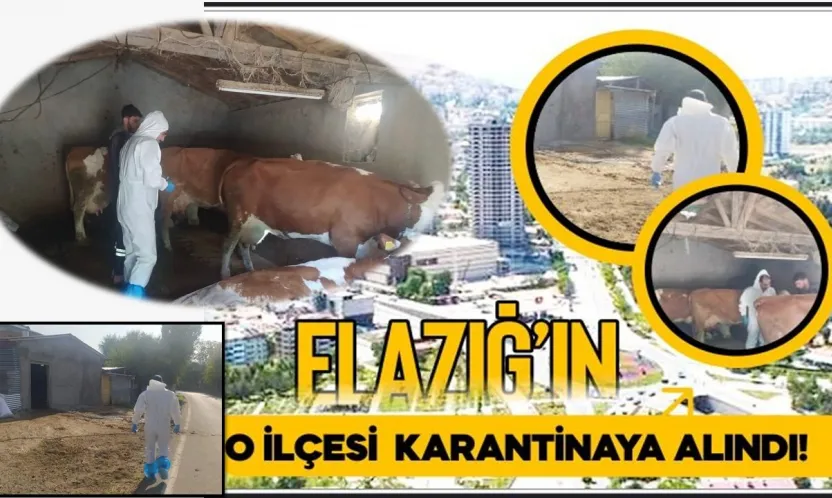 Elazığ'ın O İlçesi  Karantinaya Alındı!