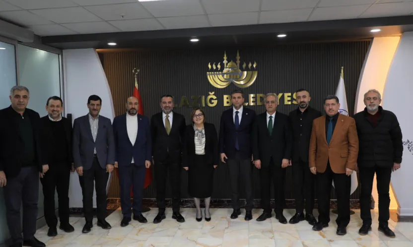Gaziantep Büyükşehir Belediye Başkanı Fatma Şahin'den Elazığ Belediyesi'ne Ziyaret
