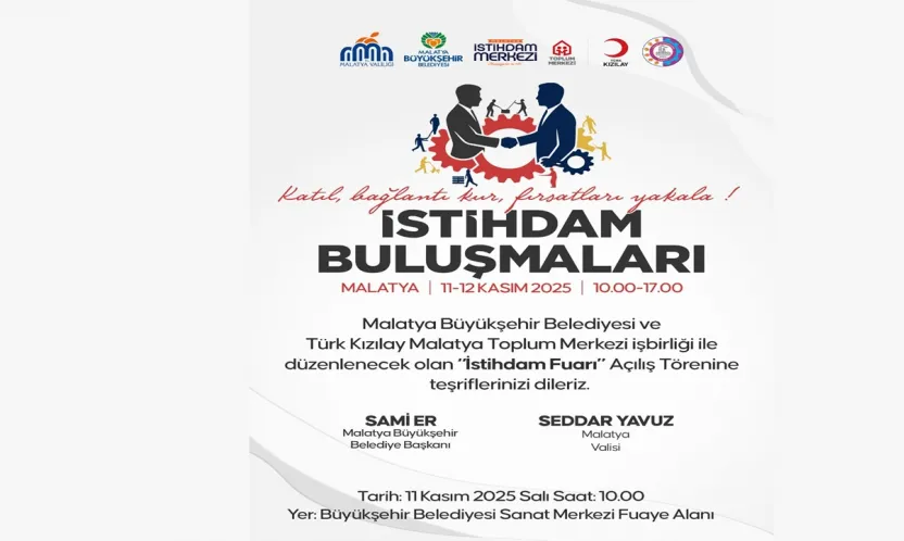 İstihdam Buluşmaları Malatya'da Başlıyor